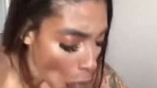 Deepthroat Blowjob BBC GIF